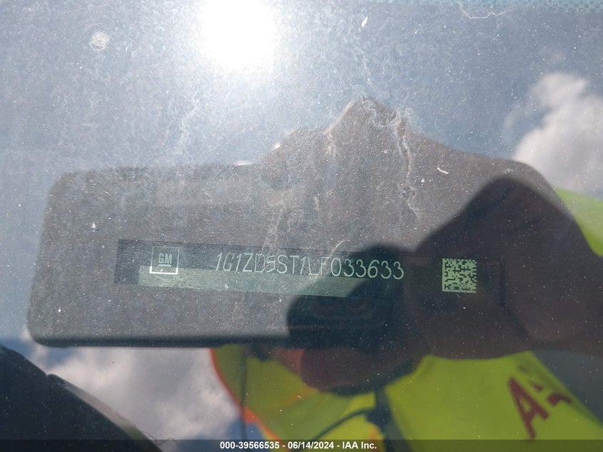 2020 Chevrolet Malibu Fwd Lt VIN: 1G1ZD5ST1LF033633 Lot: 39566535