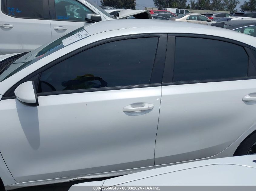 2022 Kia Forte Lxs VIN: 3KPF24AD7NE503990 Lot: 39566549