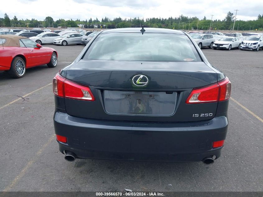 2011 Lexus Is 250 VIN: JTHBF5C23B2100455 Lot: 39566570