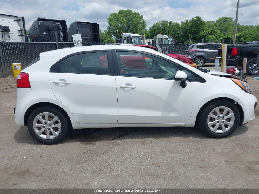 2013 Kia Rio Lx VIN: KNADM5A37D6224314 Lot: 39566591