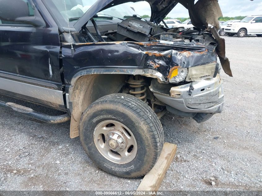 2002 Dodge Ram 2500 St VIN: 3B7KF236X2M238795 Lot: 39566612