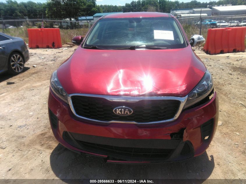 2019 Kia Sorento 2.4L Lx VIN: 5XYPGDA37KG467181 Lot: 39566633