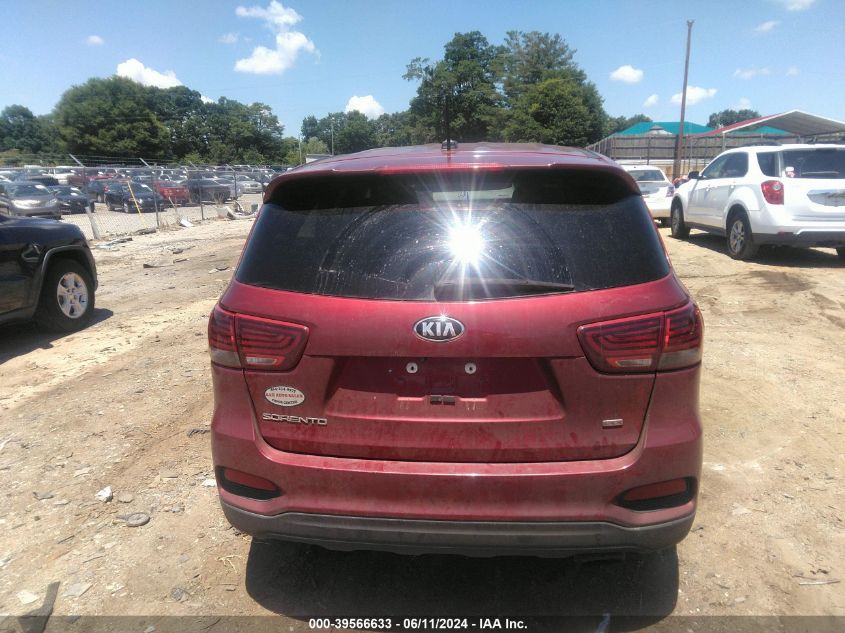 2019 KIA SORENTO 2.4L LX - 5XYPGDA37KG467181