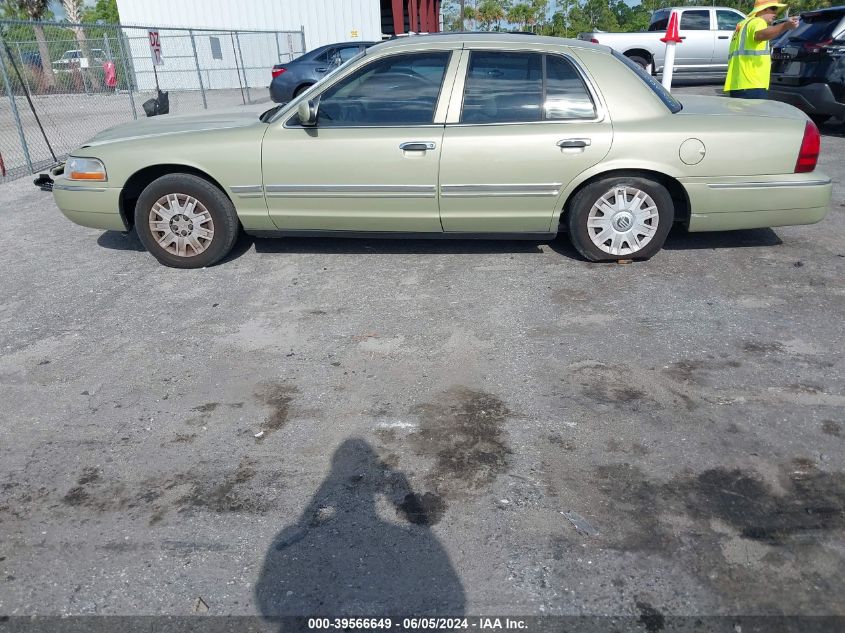 2005 Mercury Grand Marquis Gs VIN: 2MEFM74W65X603824 Lot: 39566649