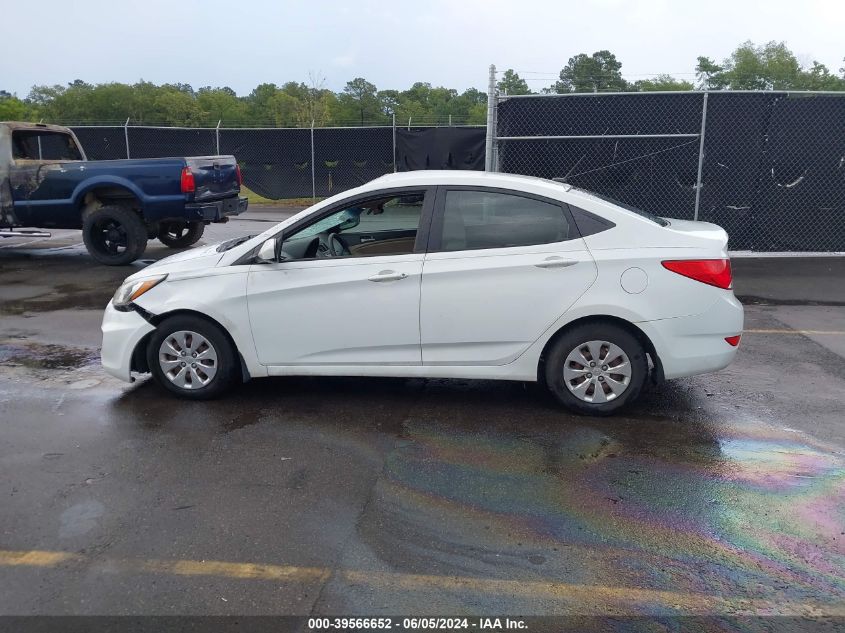 2016 Hyundai Accent Se VIN: KMHCT4AE2GU048877 Lot: 39566652