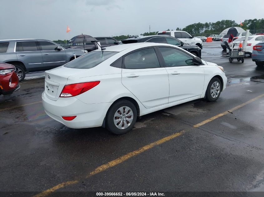 2016 Hyundai Accent Se VIN: KMHCT4AE2GU048877 Lot: 39566652