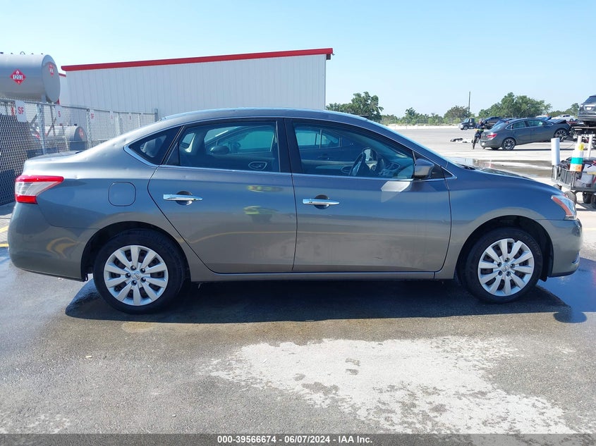 2015 Nissan Sentra S VIN: 3N1AB7AP5FY332102 Lot: 39566674