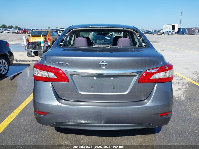 2015 Nissan Sentra S VIN: 3N1AB7AP5FY332102 Lot: 39566674