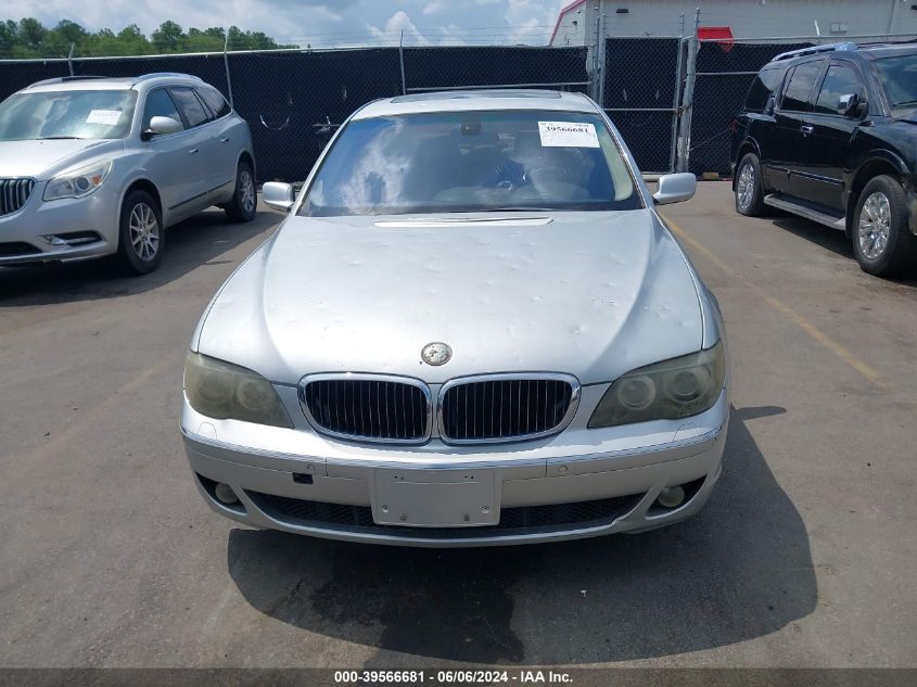 2007 BMW 750Li VIN: WBAHN83537DT73849 Lot: 39566681