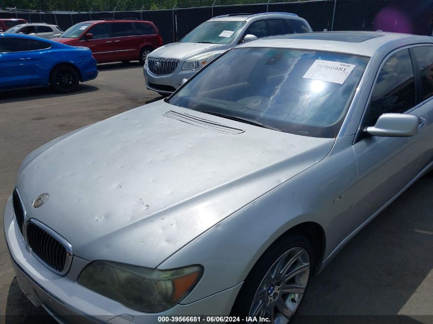 2007 BMW 750Li VIN: WBAHN83537DT73849 Lot: 39566681