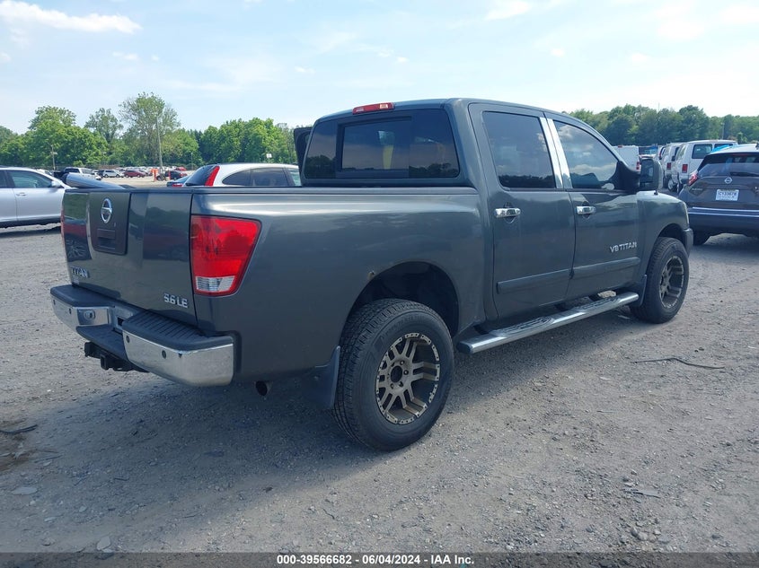 2005 Nissan Titan Le VIN: 1N6AA07B95N559563 Lot: 39566682