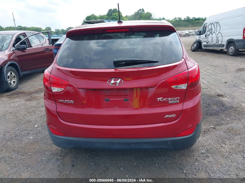 2012 Hyundai Tucson Limited VIN: KM8JUCAC1CU542901 Lot: 39566695