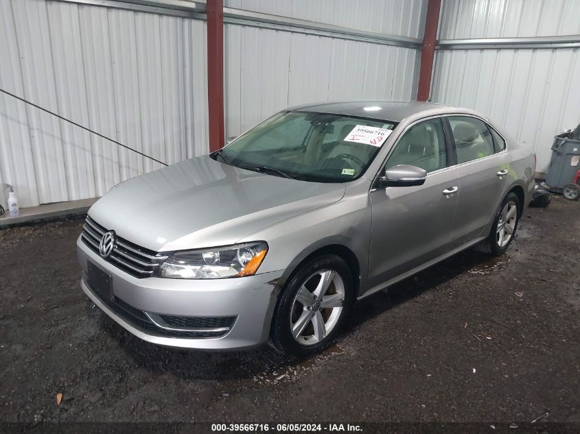 2013 Volkswagen Passat 2.5L Se VIN: 1VWBH7A38DC086310 Lot: 39566716