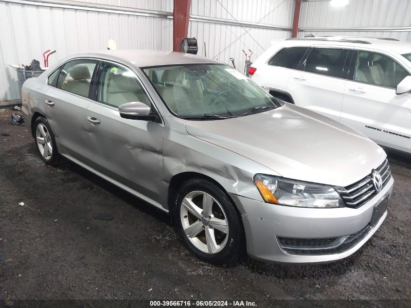 2013 Volkswagen Passat 2.5L Se VIN: 1VWBH7A38DC086310 Lot: 39566716