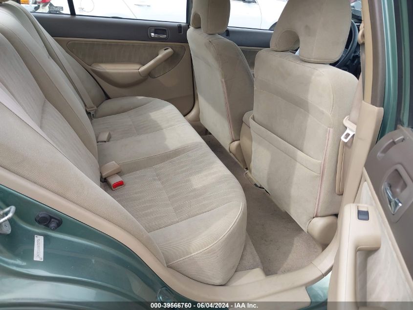 2004 Honda Civic Lx VIN: 2HGES166X4H582936 Lot: 39566760