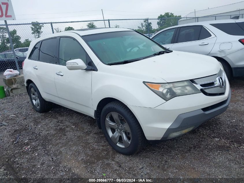 2008 Acura Mdx Sport Package VIN: 2HNYD28858H538725 Lot: 39566777