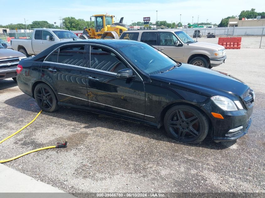 WDDHF9BB4DA760555 2013 Mercedes-Benz E 550 4Matic