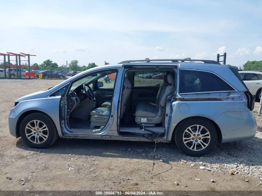 2011 Honda Odyssey Ex-L VIN: 5FNRL5H65BB101544 Lot: 39566793