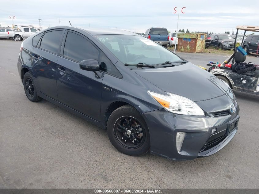 2013 Toyota Prius VIN: JTDKN3DU7D1621809 Lot: 39566807