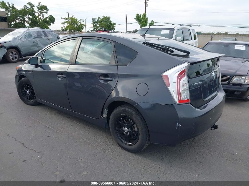 2013 Toyota Prius VIN: JTDKN3DU7D1621809 Lot: 39566807