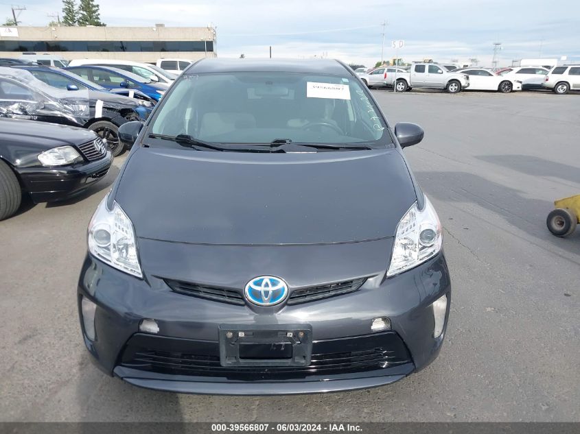 2013 Toyota Prius VIN: JTDKN3DU7D1621809 Lot: 39566807