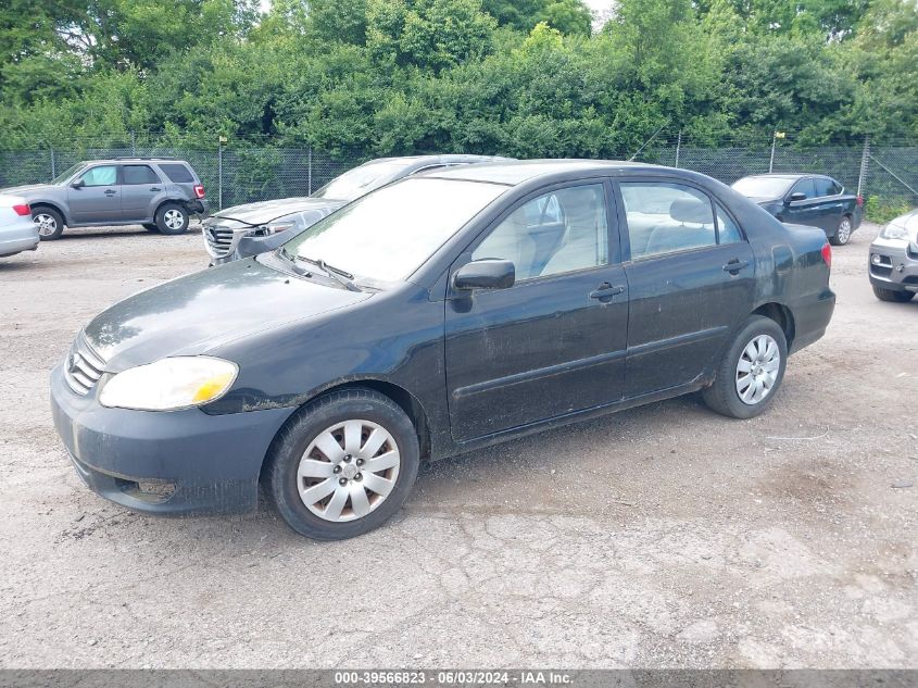 2003 Toyota Corolla Le VIN: JTDBR32E430039767 Lot: 39566823