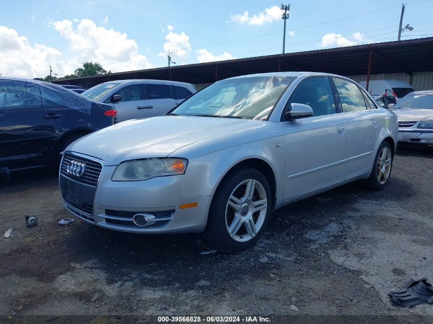 2006 Audi A4 2.0T VIN: WAUDF78E26A227568 Lot: 39566828