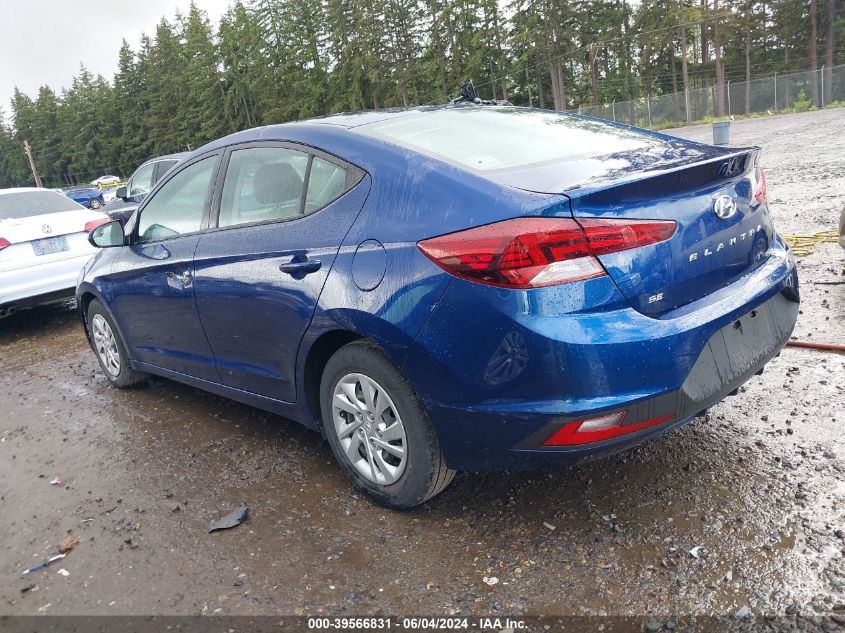 2019 Hyundai Elantra Se VIN: 5NPD74LF7KH453283 Lot: 39566831