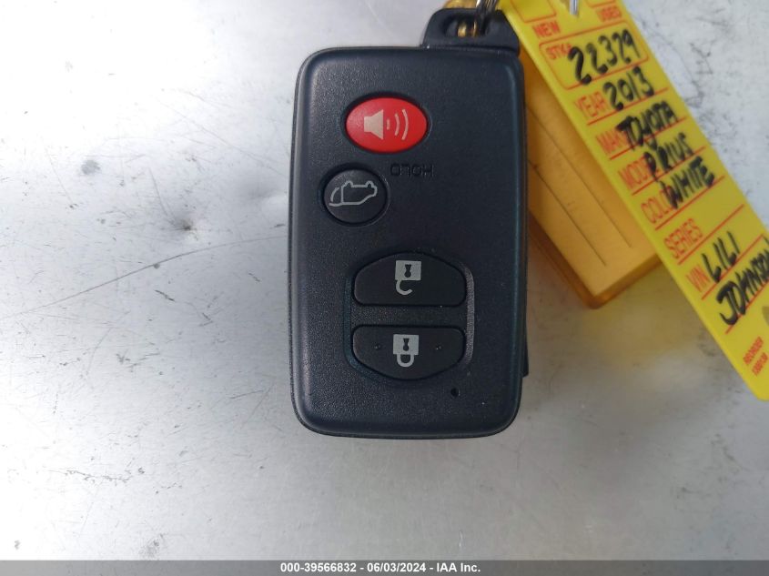 2013 Toyota Prius Four VIN: JTDKN3DU7D5544657 Lot: 39566832