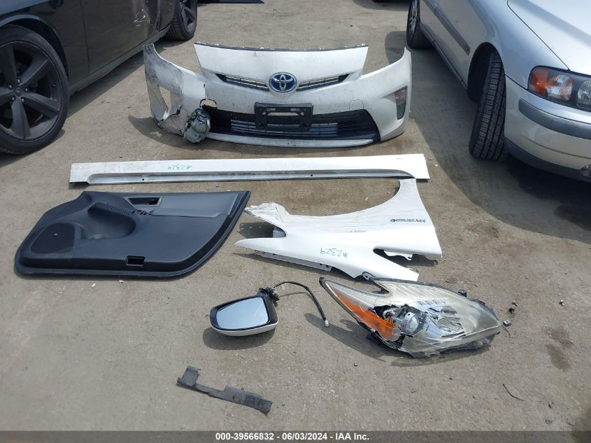 2013 Toyota Prius Four VIN: JTDKN3DU7D5544657 Lot: 39566832