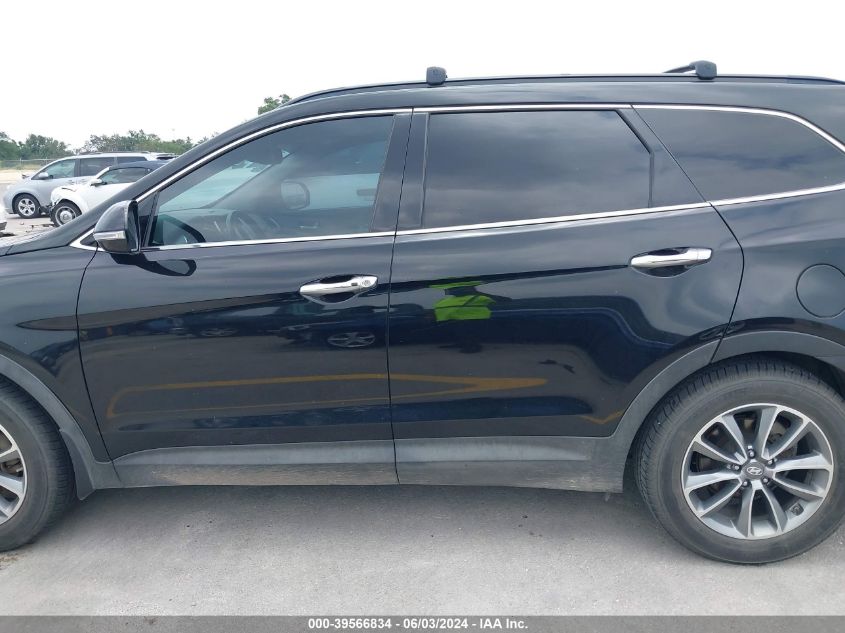 2017 Hyundai Santa Fe Se VIN: KM8SNDHF4HU193926 Lot: 39566834