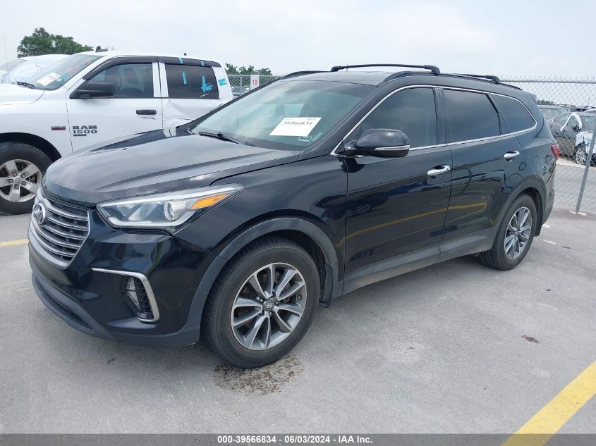 2017 Hyundai Santa Fe Se VIN: KM8SNDHF4HU193926 Lot: 39566834