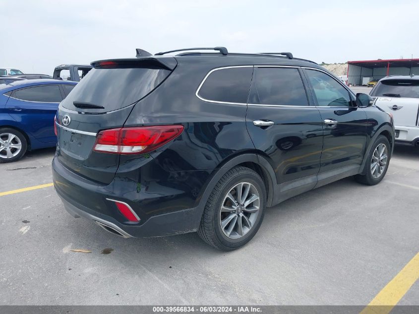 2017 Hyundai Santa Fe Se VIN: KM8SNDHF4HU193926 Lot: 39566834