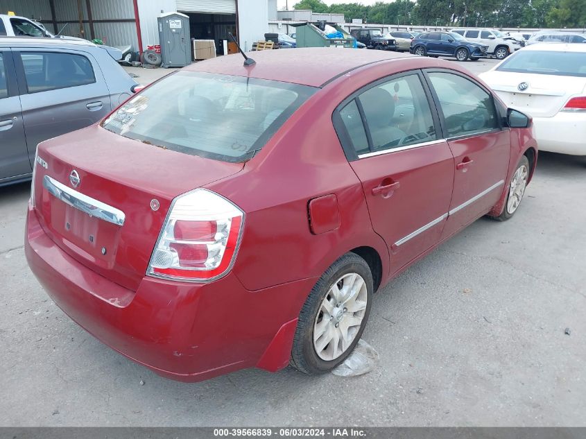 2010 Nissan Sentra 2.0S VIN: 3N1AB6AP6AL632988 Lot: 39566839