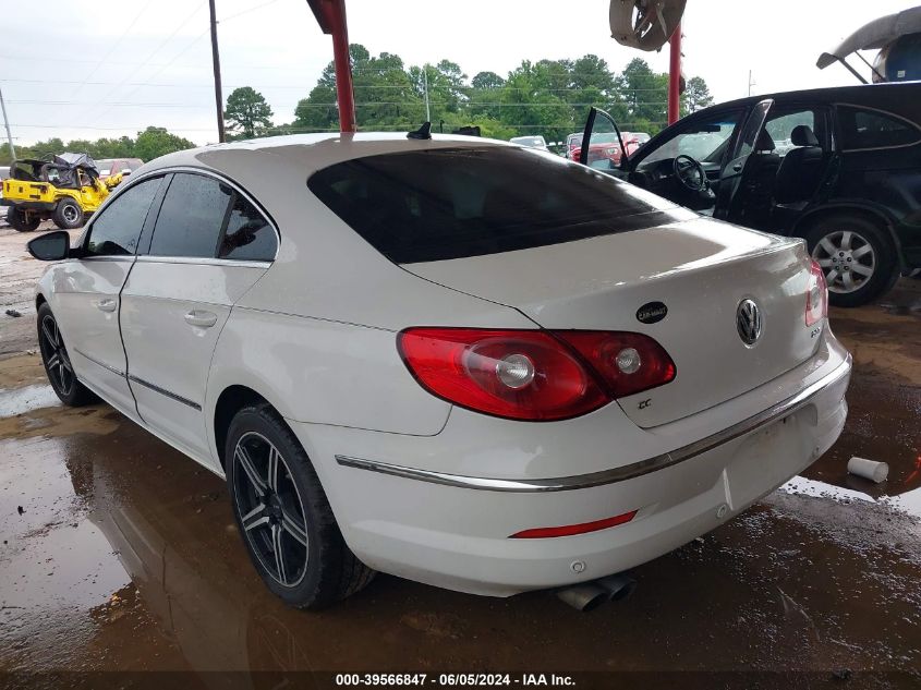 2010 Volkswagen Cc Luxury VIN: WVWHL7AN5AE522415 Lot: 39566847