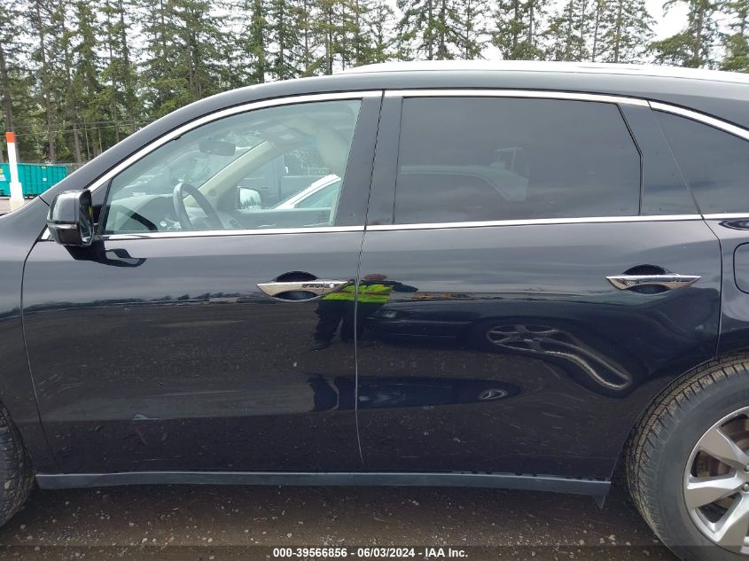 2016 Acura Mdx Advance Entertainment Packages/Advance Package VIN: 5FRYD4H93GB006581 Lot: 39566856