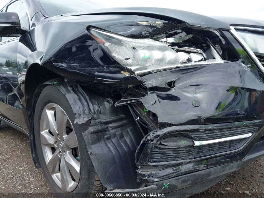 2016 Acura Mdx Advance Entertainment Packages/Advance Package VIN: 5FRYD4H93GB006581 Lot: 39566856