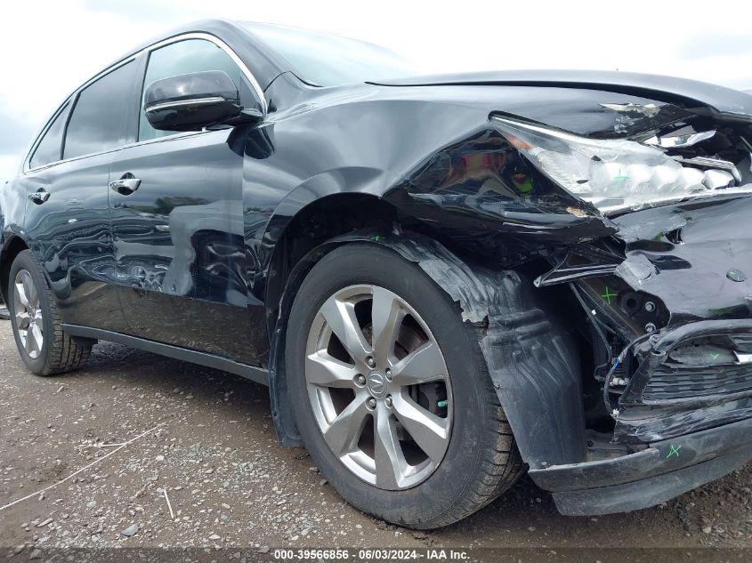 2016 Acura Mdx Advance Entertainment Packages/Advance Package VIN: 5FRYD4H93GB006581 Lot: 39566856