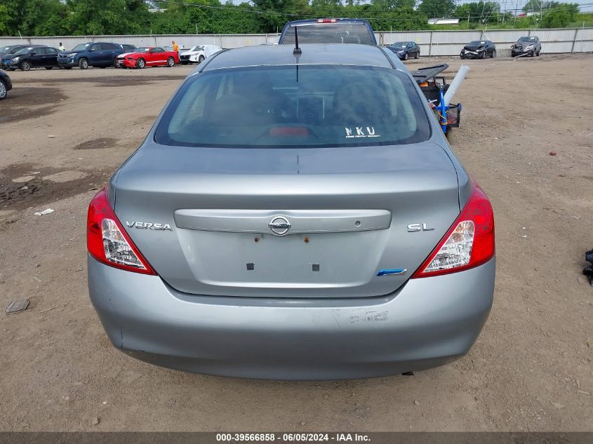 2012 Nissan Versa 1.6 Sl VIN: 3N1CN7APXCL823421 Lot: 39566858