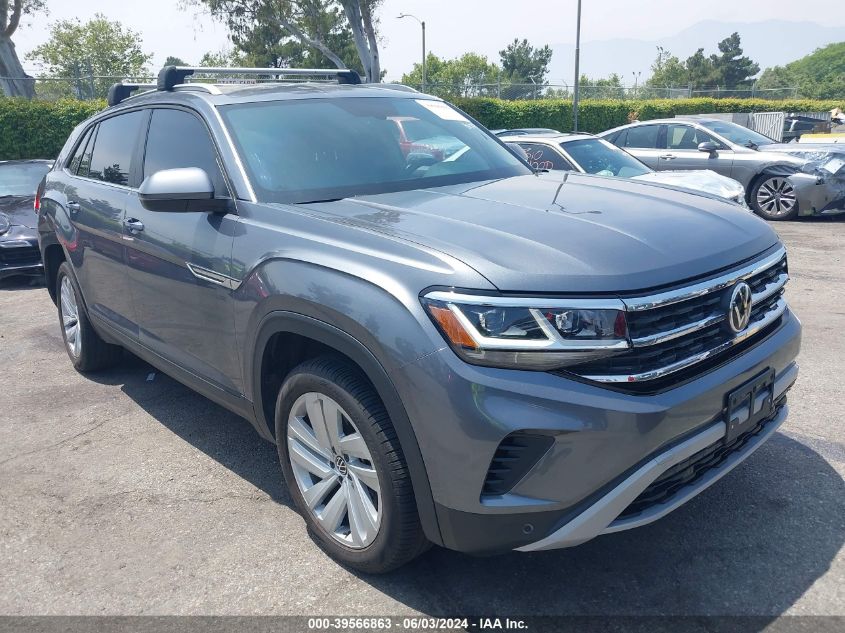 2022 Volkswagen Atlas Cross Sport 3.6L V6 Se W/Technology VIN: 1V2HE2CA2NC222502 Lot: 39566863