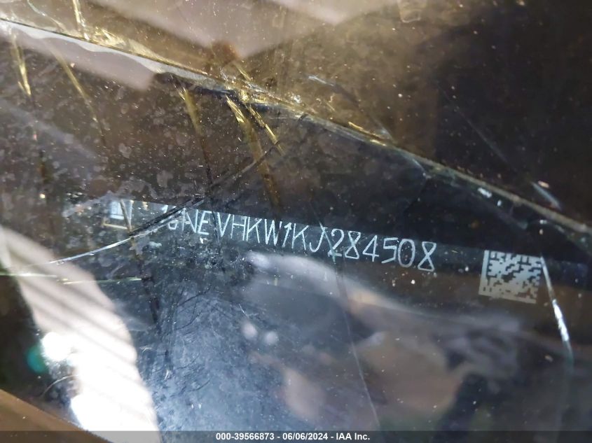 2019 Chevrolet Traverse 3Lt VIN: 1GNEVHKW1KJ284508 Lot: 39566873