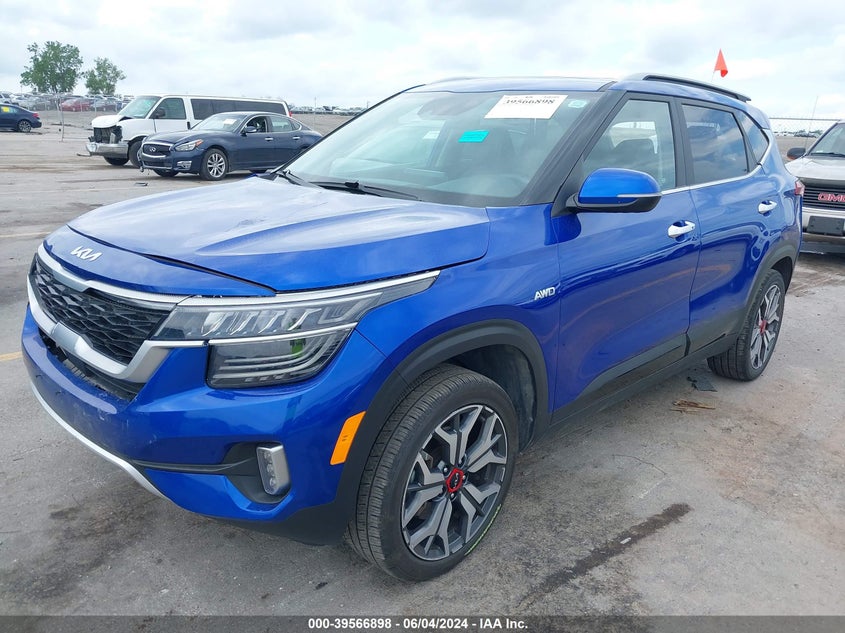 2022 Kia Seltos Sx Turbo VIN: KNDETCA20N7304930 Lot: 39566898