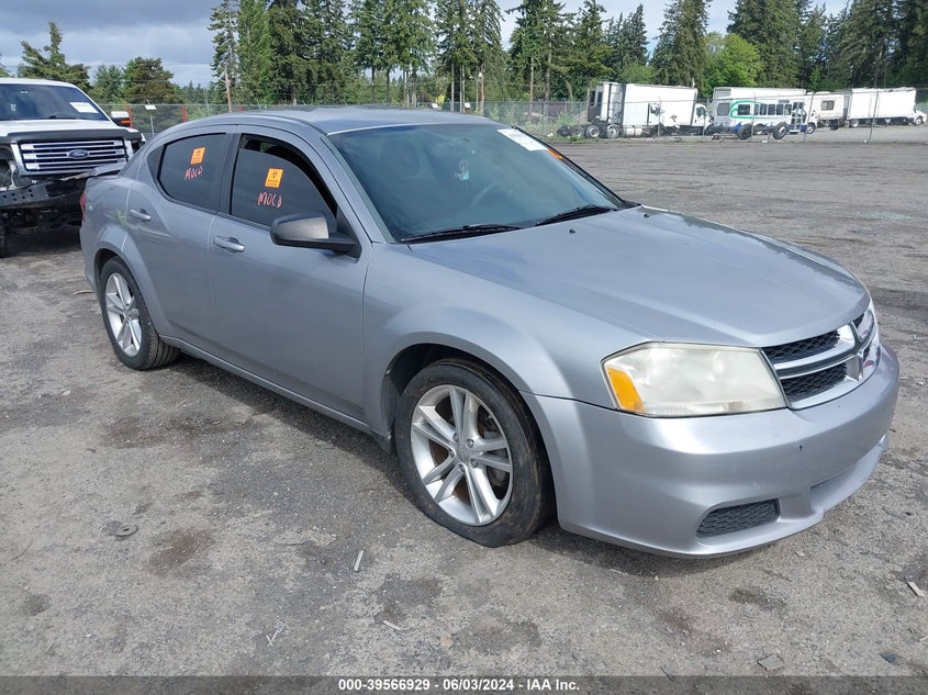 2013 DODGE AVENGER SE V6 - 1C3CDZAGXDN581313