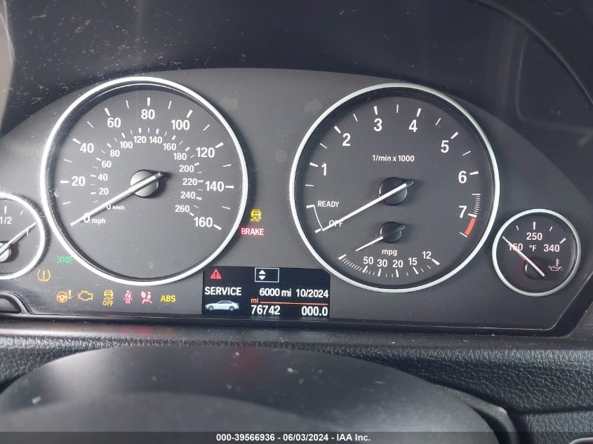 2014 BMW 428I I VIN: WBA3N3C52EF712700 Lot: 39566936