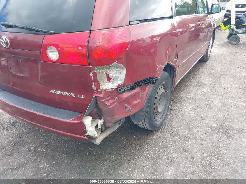 2006 Toyota Sienna Le VIN: 5TDZA23C46S467501 Lot: 39566938