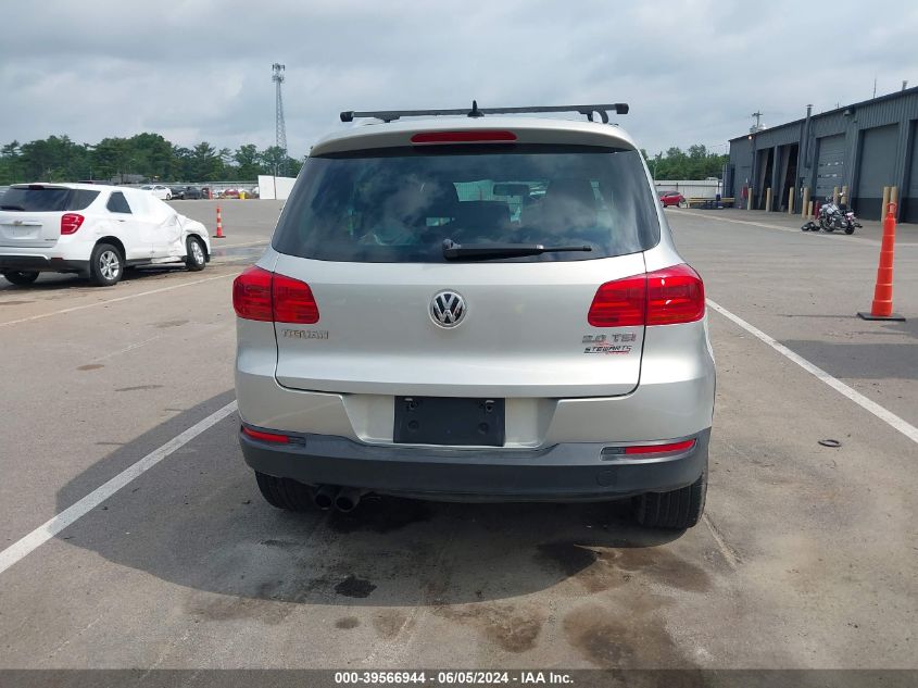 2013 Volkswagen Tiguan Se VIN: WVGAV3AX9DW560486 Lot: 39566944