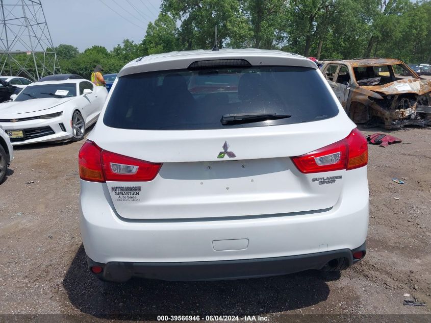 2015 Mitsubishi Outlander Sport Es VIN: 4A4AR3AU4FE010192 Lot: 39566946