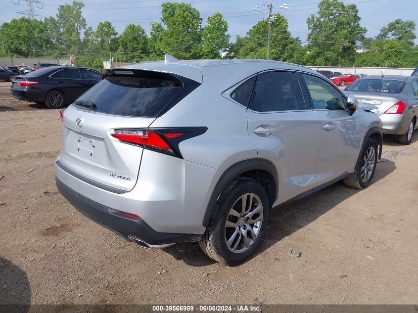 2016 Lexus Nx 200T VIN: JTJYARBZ2G2043296 Lot: 39566959