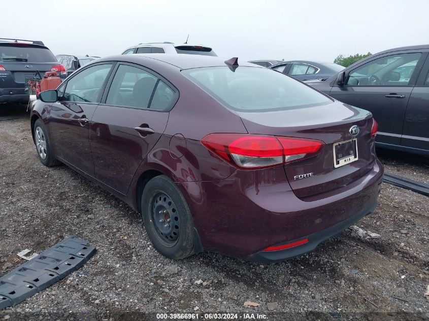 2017 Kia Forte Lx VIN: 3KPFK4A7XHE131303 Lot: 39566961