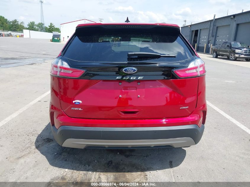 2022 Ford Edge Sel VIN: 2FMPK4J9XNBA83788 Lot: 39566974
